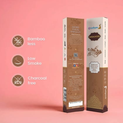 Kailapira Agarbatti Sandalwood Incense sticks Premium Dhoop Batti, Incense Sticks 20U