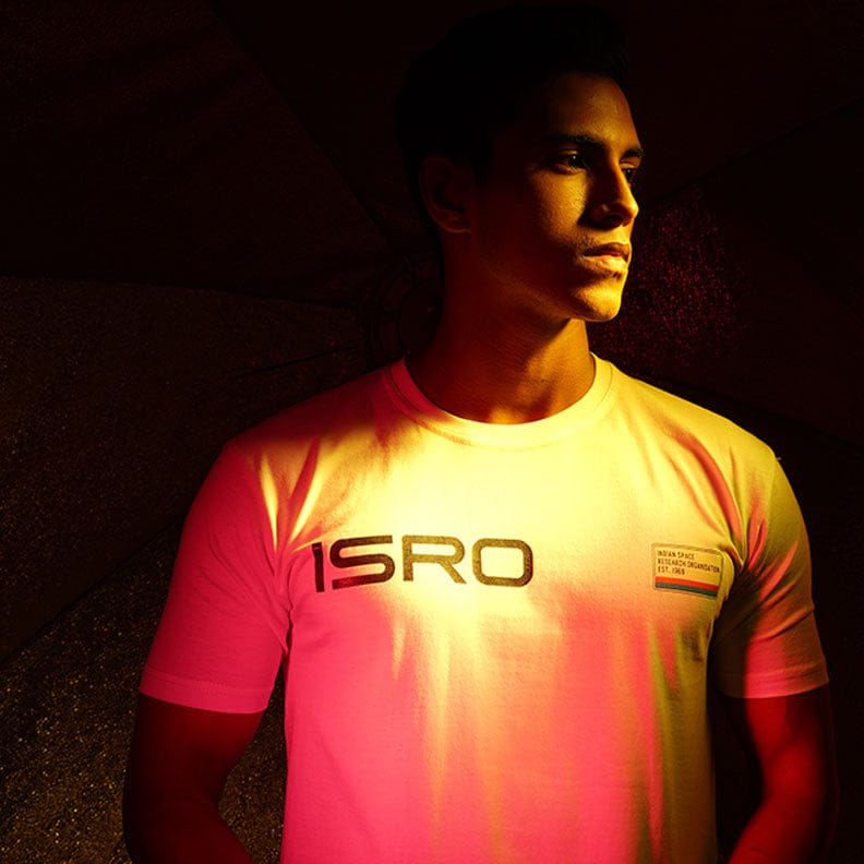 ISRO White Satish Dhawan Space Centre T-Shirt-S