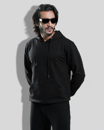 Black Solid (Hoodies)-black / X-small