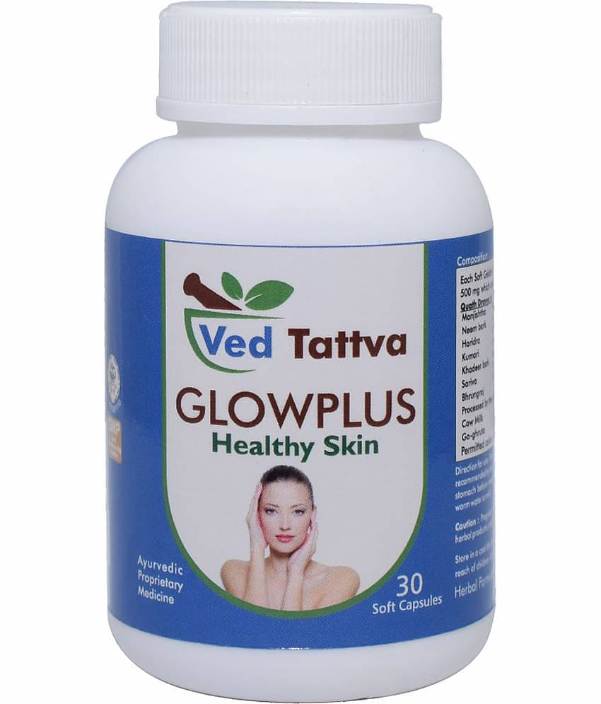 Ved Tattva Glow Plus Capsule 30 No.S Pack of 1