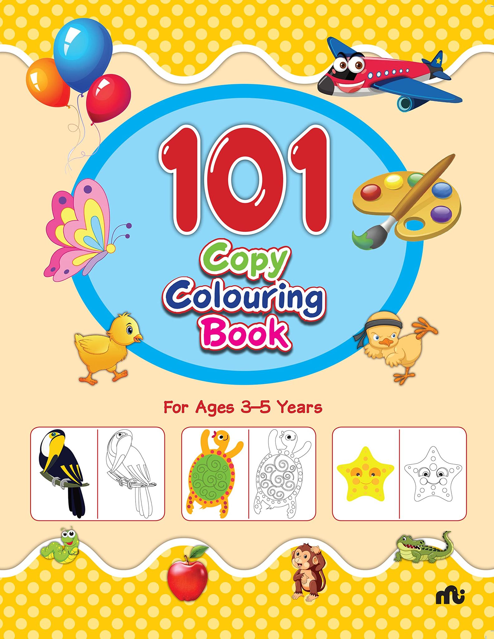 101 Copy Colouring Book