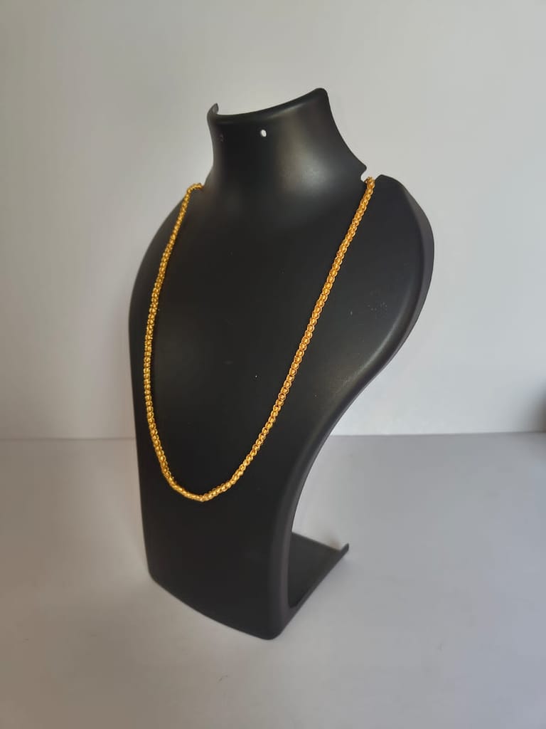 Gold Plated Traditional Indian Ball Chain Necklace for Women