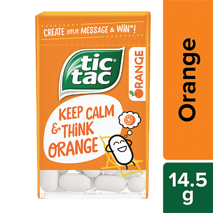 Tic Tac Gentle Messages Orange, 14.5 g