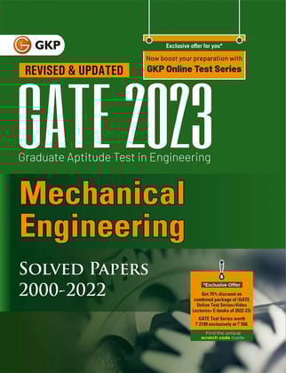 GATE 2023 : Mechanical Engineering - Solved Papers (2000-2022) By GKP