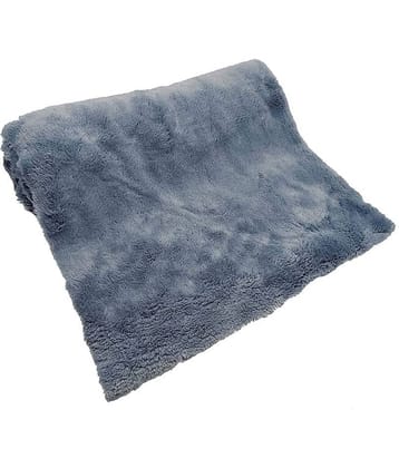 PRANSUNITA Super Soft Rabbit Carpet Fur Cloth, Size 38" x 32", Hair Length 2 cm, Used for Dresses, Home Furnishing, Soft Toys Making, and Jackets Etc, Color - (Grey)