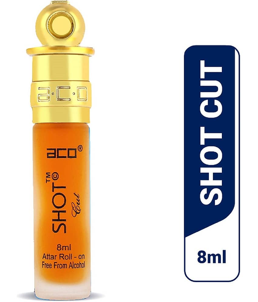 aco perfumes SHOT CUT Concentrated  Attar Roll On 8ml