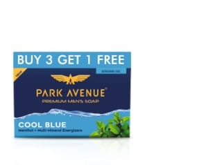 Park Avenue Cool Blue Soaps Buy 3 Get 1 free  125 G
