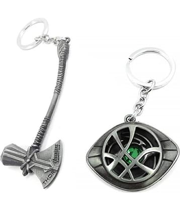 ZYZTA - Multicolor Men's Decorative Keychain ( Pack of 2 )