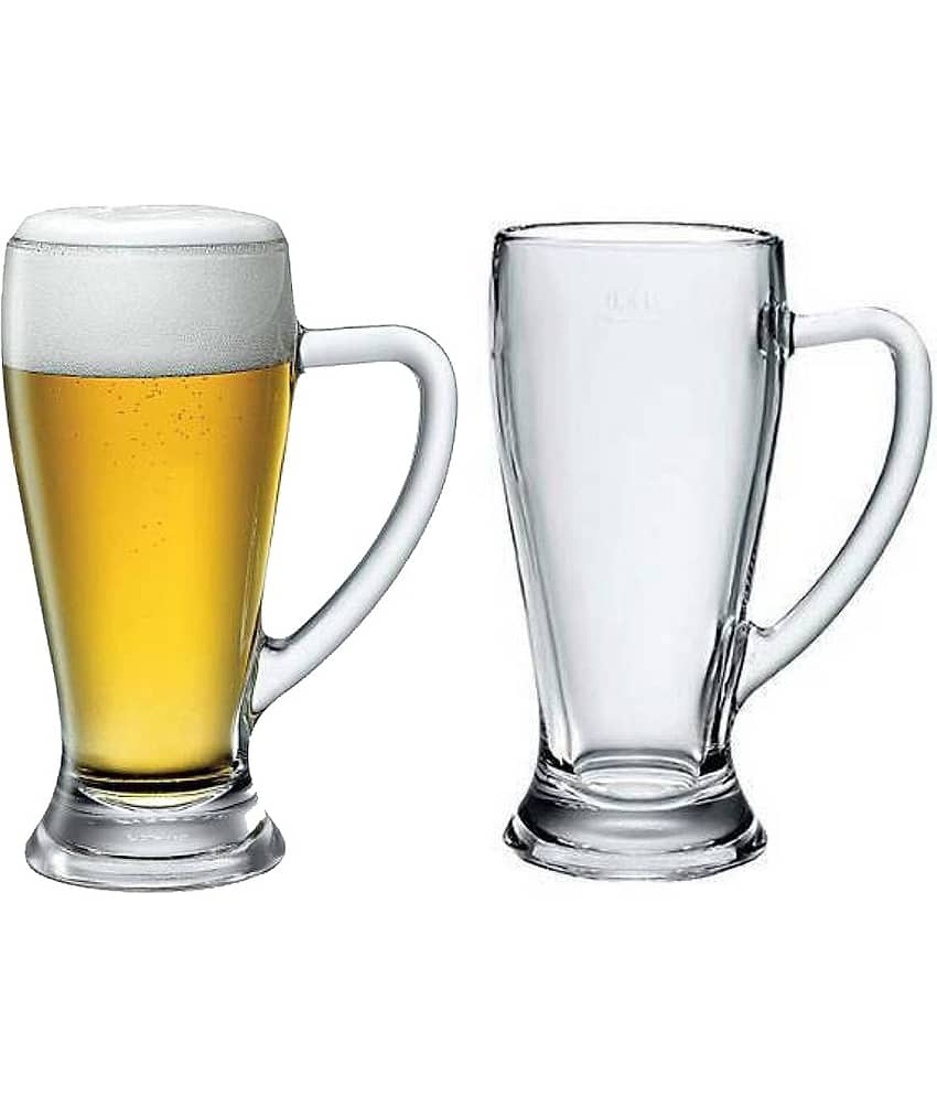 Somil Beer Mug Glasses Set,  250 ML - (Pack Of 2)
