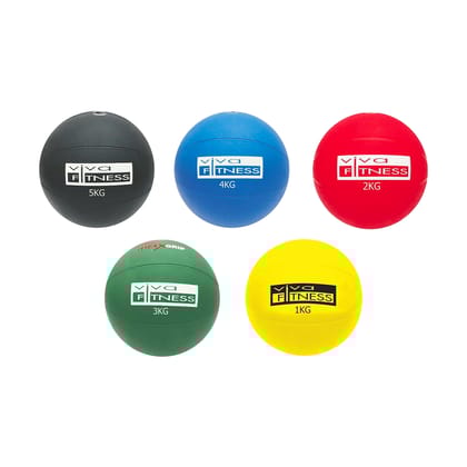 Viva Inflatable Medicine Ball (Size - 1 kg) by Total Sporting And Fitness Solutions Pvt Ltd