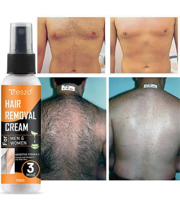 Treszo Natural Hair Removal Cream for Men & Women 100 ( Pack of 1 )