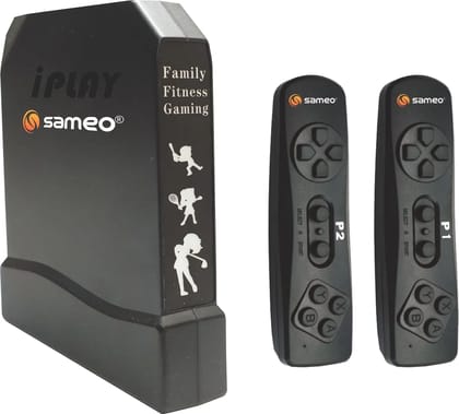 Sameo i Play 32 Bit Motion TV Video Game Console for Kids with 962Built in games 31 Motion Sports Games,31 Casual Puzzle Games and 900 8-Bit Games Toy Birthday Gift for Boys Girls Sameo i Play 32 Bit Motion TV Video Game Console for Kids with 962Built in games 31 Motion Sports Games,31 Casual Puzzle Games and 900 8-Bit Games Toy Birthday Gift for Boys Girls