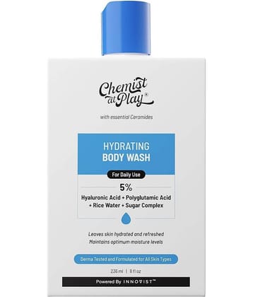 Chemist at Play Hydrating Body Wash with Niacinamide & Hyaluronic Acid, 236 ml