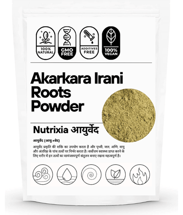 Nutrixia Akarkara Irani Roots Powder- Akarkara Asli- Pellitory Roots 25 gm