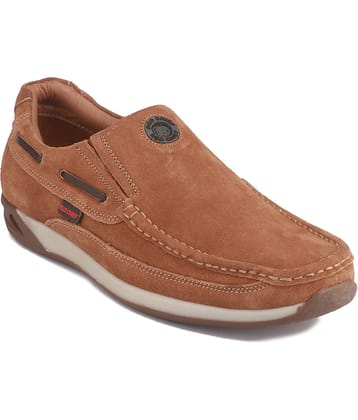 Red Chief RC3504 Rust Men's Slip-on Shoes
