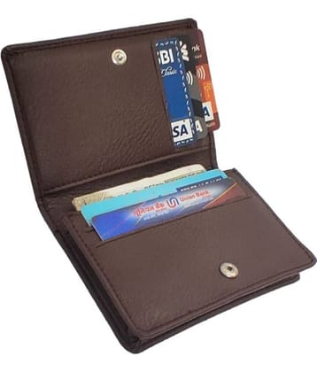 RAGEGAZE Brown PU Men's Short Wallet ( Pack of 1 )