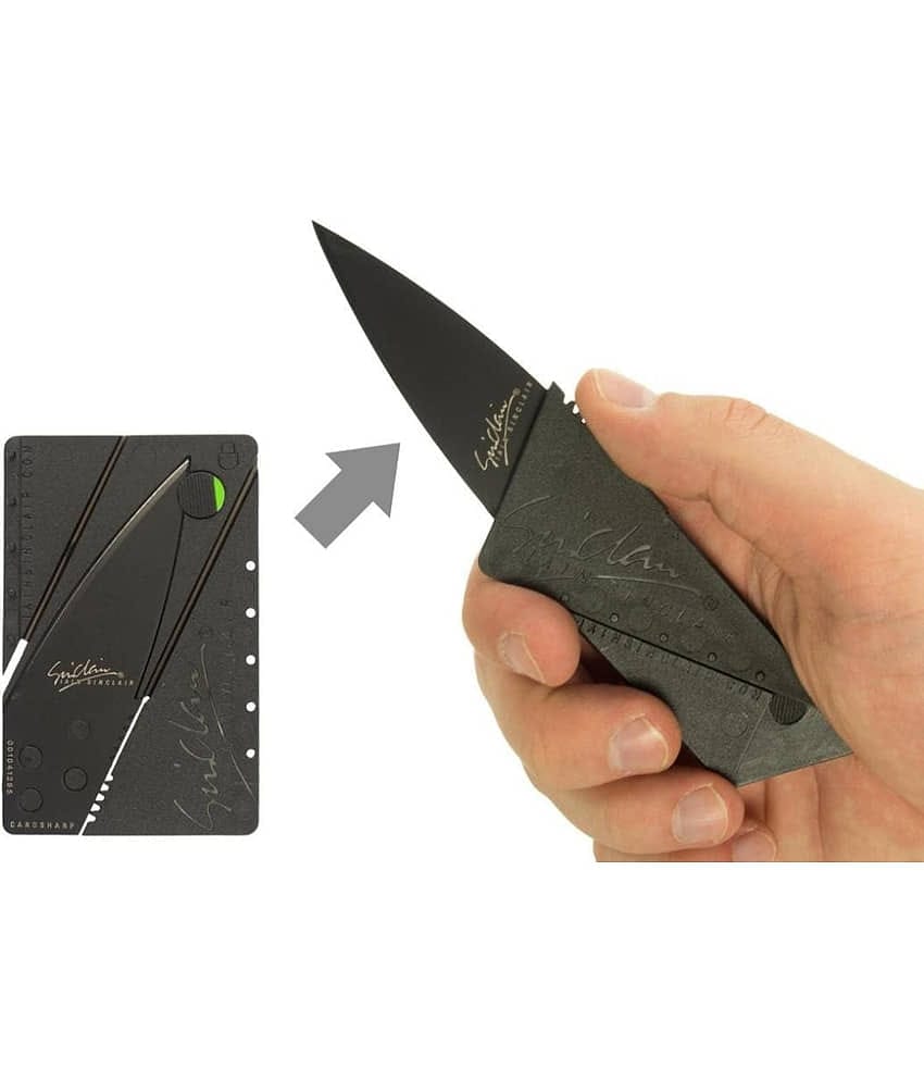 GMPex Card Knife for Safety & Survival Safety Self Defense Accessory ( Pack of 1 )