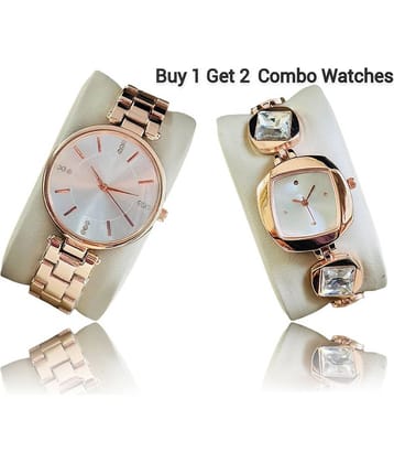 Trex Rose Gold Stainless Steel Analog Womens Watch