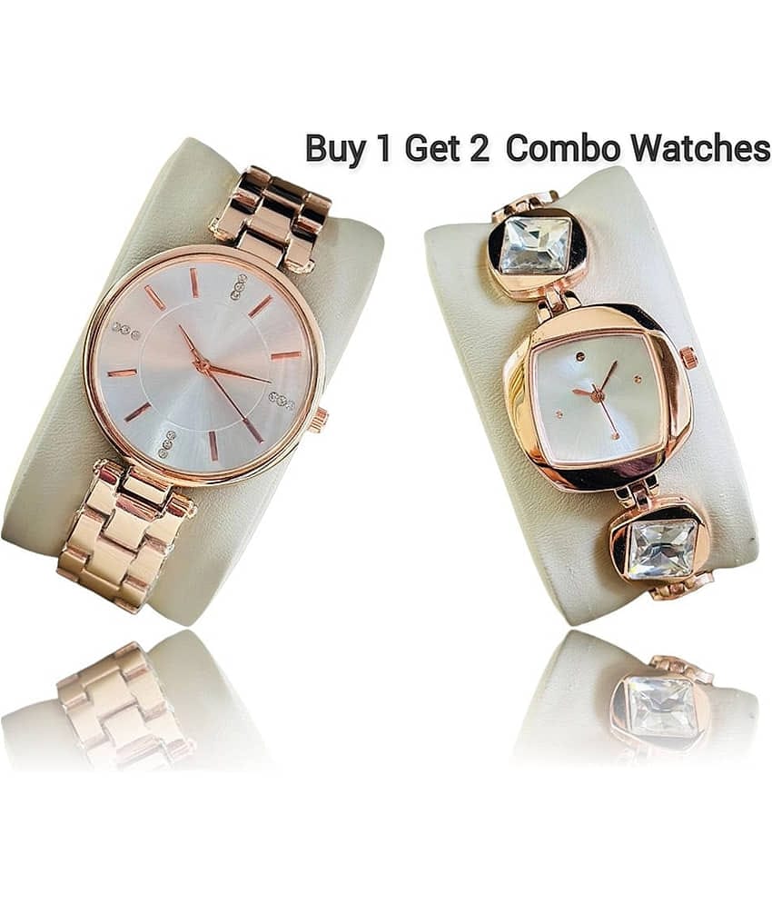 Trex Rose Gold Stainless Steel Analog Womens Watch