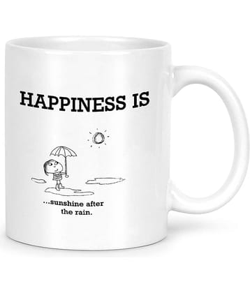Idream Quote Printed Ceramic Coffee Mug 1 Pcs 330 mL