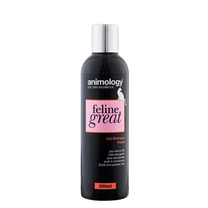 Animology Feline Great Coat Shampoo For Cat 250ml Peach