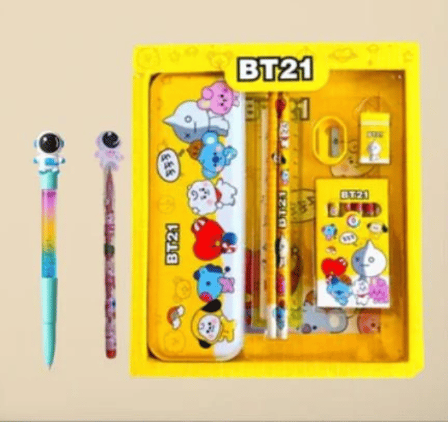 BTS Gift Set with Superhero Pencil & Astronaut Pen  Kiddospedia