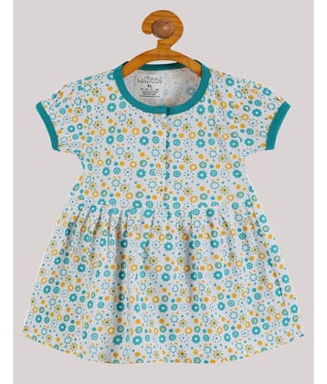 Babeezworld Pack of 1 Baby Girls Cotton Frock ( Blue )