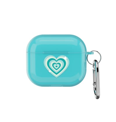 Heartbeat Sapphire - AirPods Gen 3-Aqua