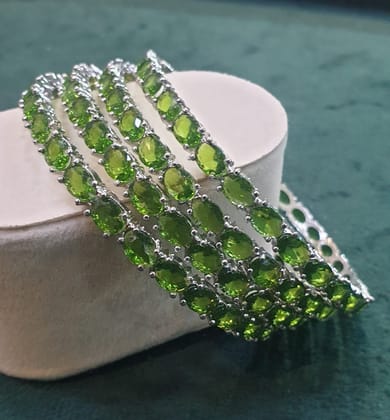 Stone bangles handmade 4 bangles in each set