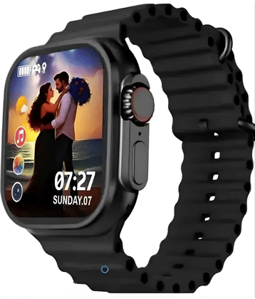 Premium Bluetooth Calling Touchscreen Wireless Charging with Fitness Health Sports Music