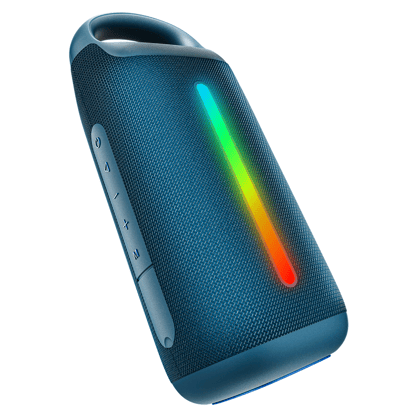 boAt Stone Arc Pro Plus | Portable Bluetooth Speaker with 45W Sound, 12H Playback & RGB LEDs boAt Stone Arc Pro Plus | Portable Bluetooth Speaker with 45W Sound, 12H Playback & RGB LEDs - Raging Black