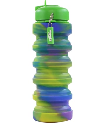 Smily Kiddos Silicone Expandable Bottle - Lemon Green