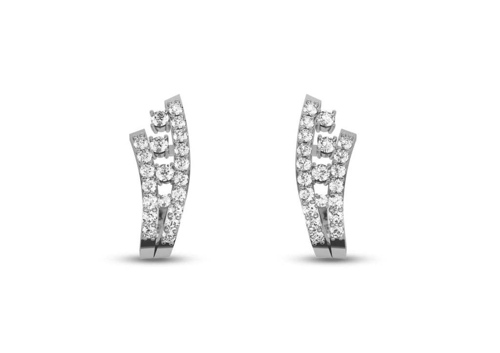 Shooting Star Hoop Earrings