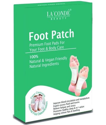 La'Conde Detox Foot 10 Patches, Pain Free Foot Pads Pack 1 Foot Patches