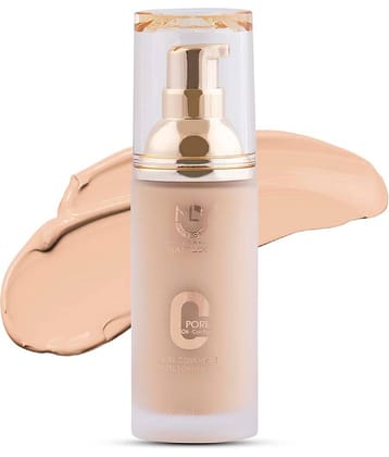 Mattlook Zero Pore Oil Control Full Coverage Matte Foundation, Ivory (45ml)