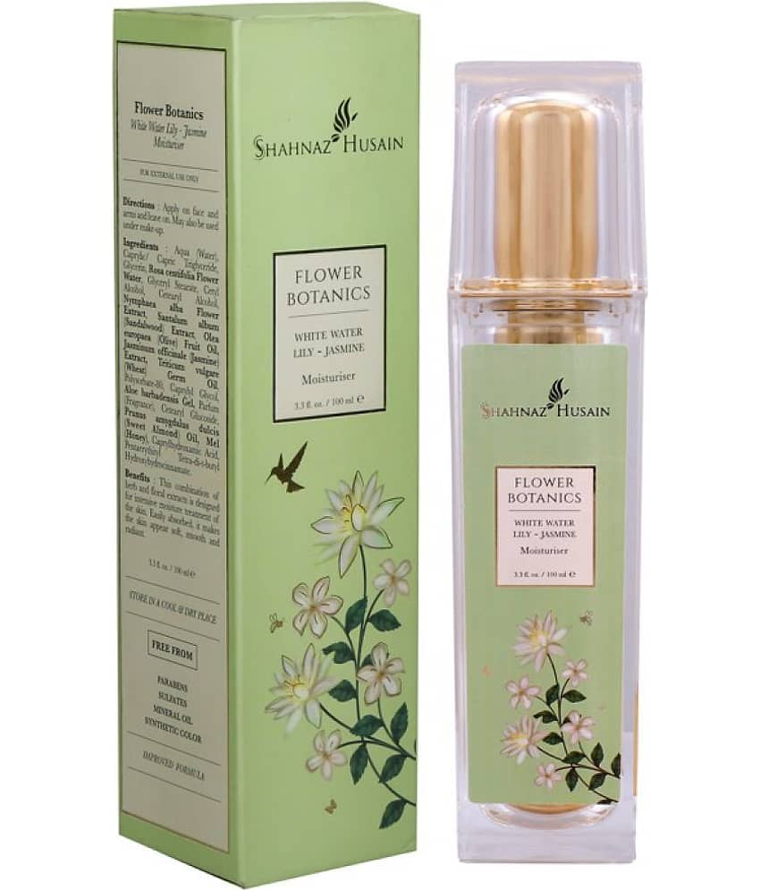 Shahnaz Husain Flower Botanics - White Water Lily-Jasmine Moisturiser - 100ml