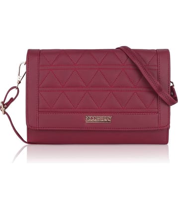 Nicoberry PU Maroon Women's Card Holder ( Pack of 1 )