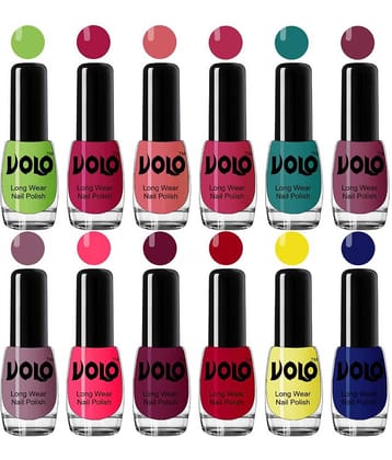 VOLO Best Affordable FullYear Collection Nail Polish Combo 12 Pcs Multi Glossy 60 mL