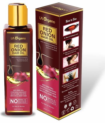 LA ORGANO - Anti Hair Fall Onion Oil 200 ml ( Pack of 1 )