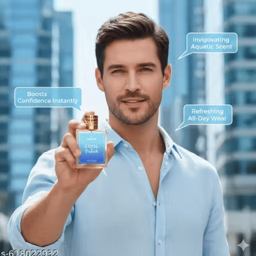 COOL & FRESH Perfume -Feel Fresh & Aquatic Scent | Long-Lasting Premium -EDP | Perfect Gift to Special One | 50mL