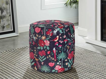 India Circus Floral Galore Pouffe (By Krsnaa Mehta)