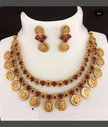 Padmavati Bangles Multi Color Alloy Necklace Set ( Pack of 1 ) Padmavati Bangles Multi Color Alloy Necklace Set ( Pack of 1 )