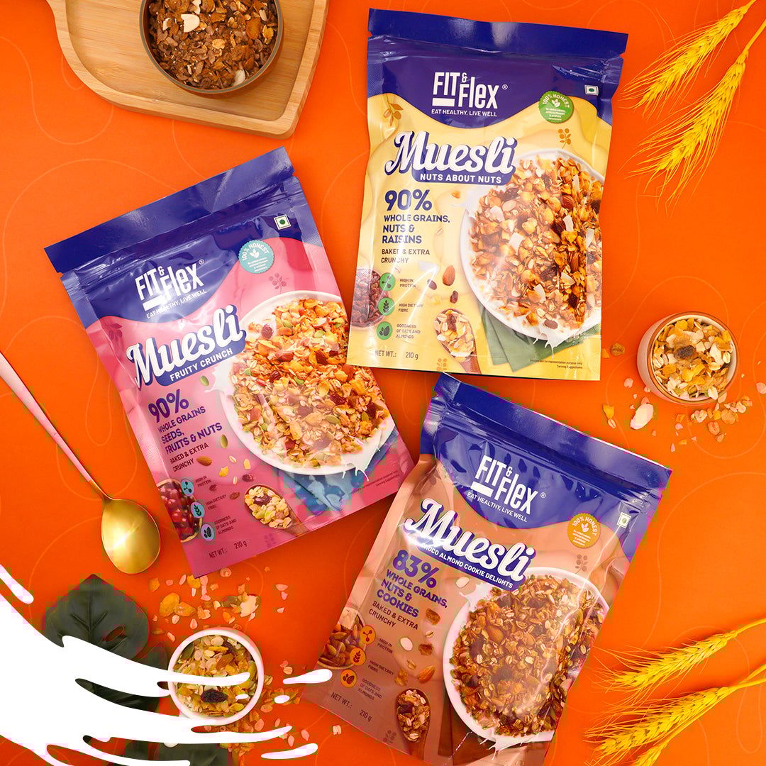 3-in-1 Combo Pack | Fruity-Nutty Healthy Muesli