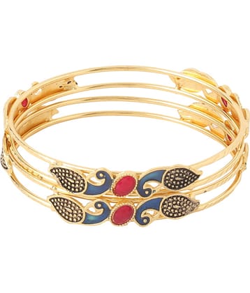 VIRAASI - Gold Bangle ( Pack of 1 )