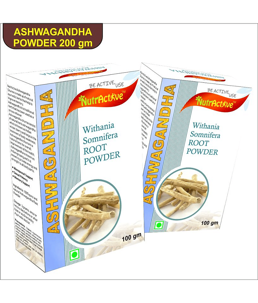 NutrActive Organic Ashwagandha Powder 300 gm