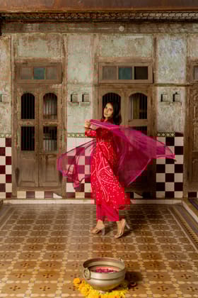 Falak kurta set with dupatta-S