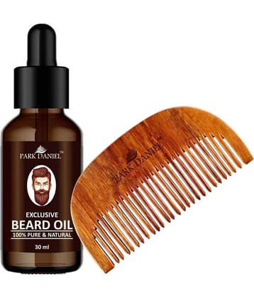 Park Daniel  Comb + Beard Oil  Shaving Brush Pack of 2
