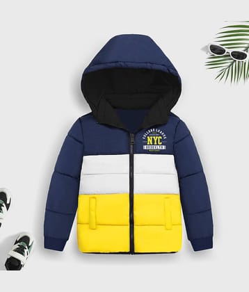 Trampoline Boys Polyester Puffer Jacket ( Multicolor1 , Pack of 1 )