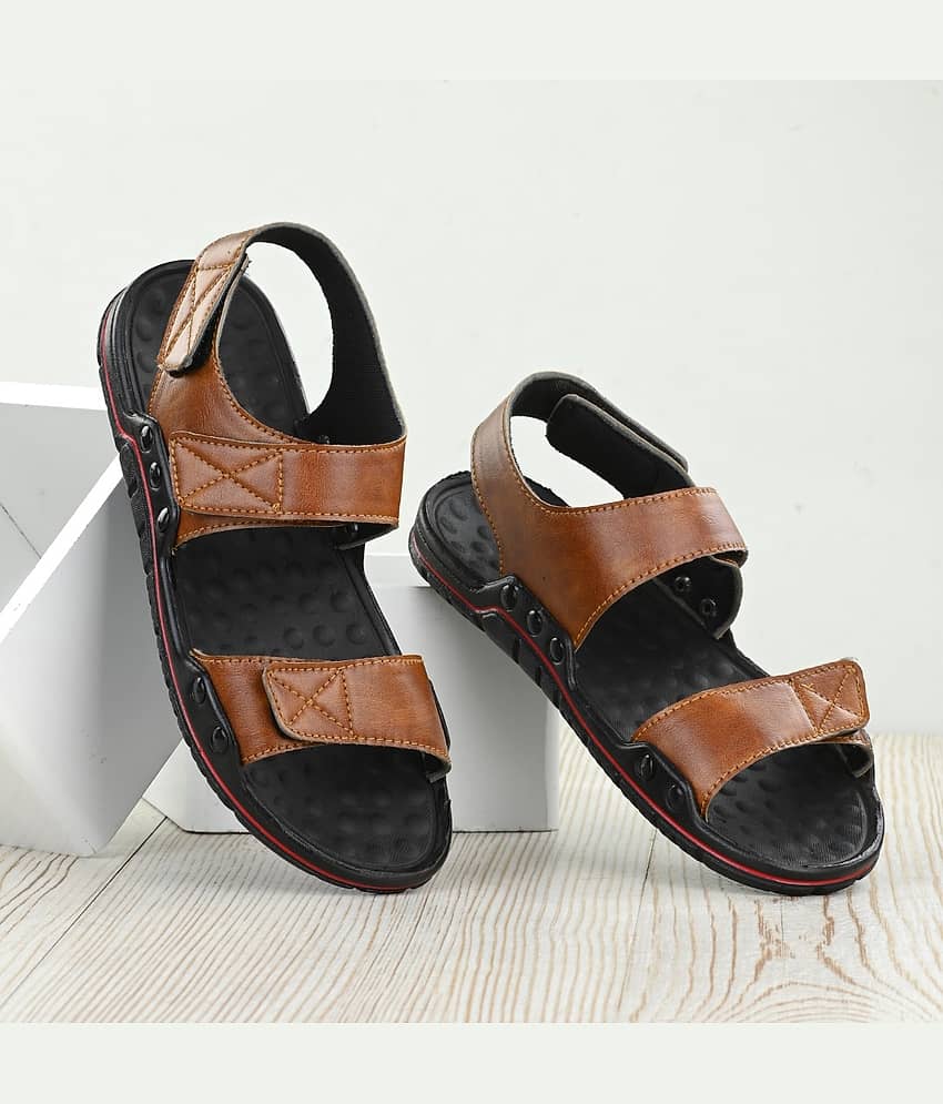 Rising Wolf - Tan Men's Sandals