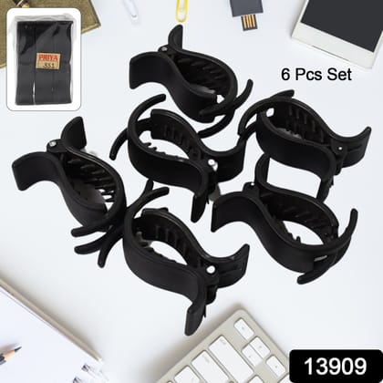 Big Hair Clips for Girls Kids Hair Accessories (6 Pcs Set / Black), Hair accessories